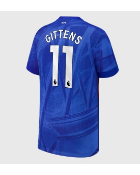 Chelsea Jamie Gittens #11 Maglia Gara Casa Repliche 2025-26 Maniche Corte